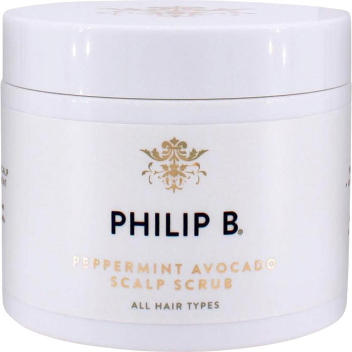 Actual product image Philip B. Peppermint Avocado Scalp Scrub (236 ml)