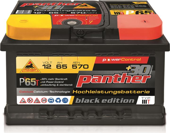 Immagine prodotto Panther Edizione nera (12 V, 65 Ah, 570 A)