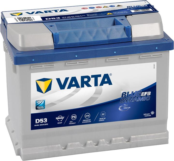 Produktbild Varta Blue Dynamic EFB D53 (12 V, 60 Ah, 560 A)