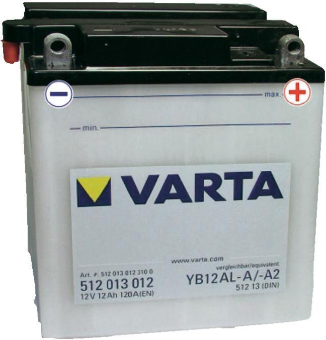 Produktbild Varta Motorradbatterie (12 V, 12 Ah, 160 A)