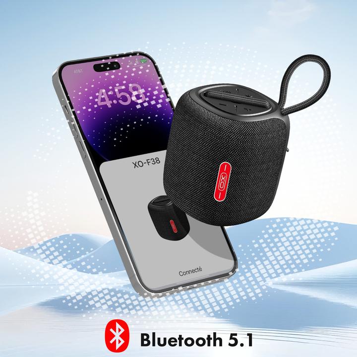 Image du produit xO Enceinte Bluetooth F38 noir (3 h, Alimentation via port USB)