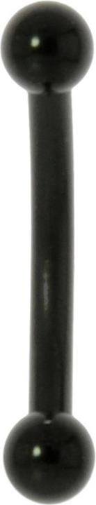 Bijouteria Augenbrauenpiercing (Chirurgenstahl 316L, PVD Beschichtung (schwarz))