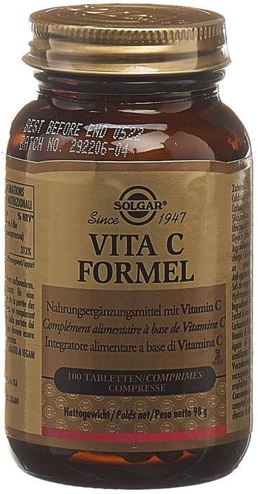 Actual product image Solgar Vita C Formula Tabl (100 Piece, Pills, 248 g)