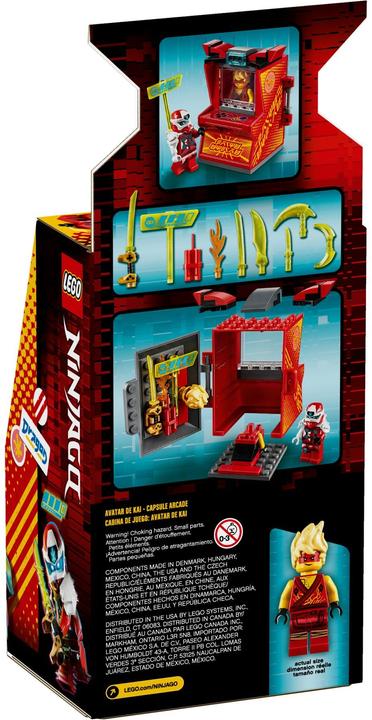 Actual product image LEGO Avatar Kai Arcade Capsule (71714, LEGO Ninjago)