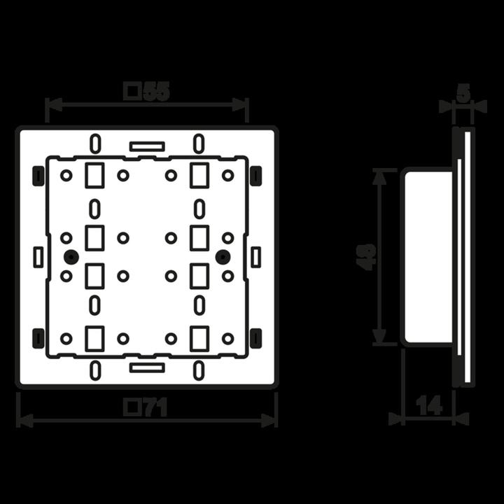 Image du produit JUNG 4074 TSM Interrupteur électrique