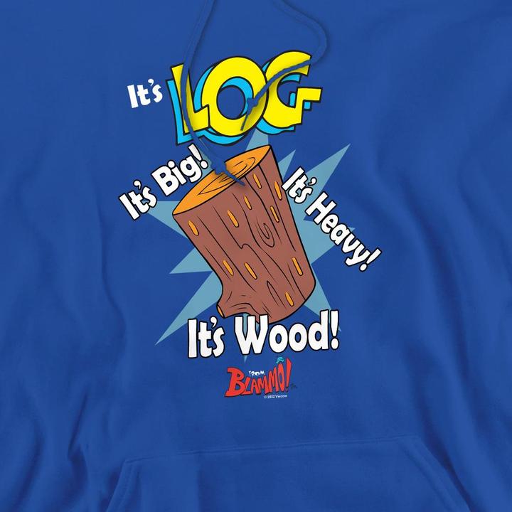Immagine prodotto Ren & Stimpy It's Log Felpa con Cappuccio Uomo (L)