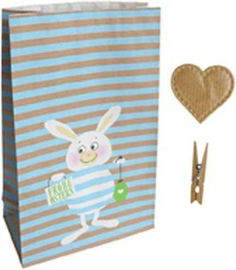 Braun + Company Kraftpapier-Tüte 100 g/m2 weisser Hoppl (Geschenktüte)