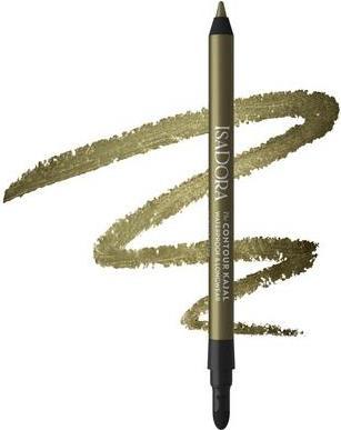 Image du produit Isadora Crayon contour parfait Kajal Eyeliner noir pour yeux charbonneux - Très pigmenté et hypoallergénique (Vert olive)