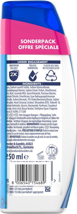 Actual product image Head & Shoulders Classic Clean 2in1 (250 ml, Liquid shampoo)