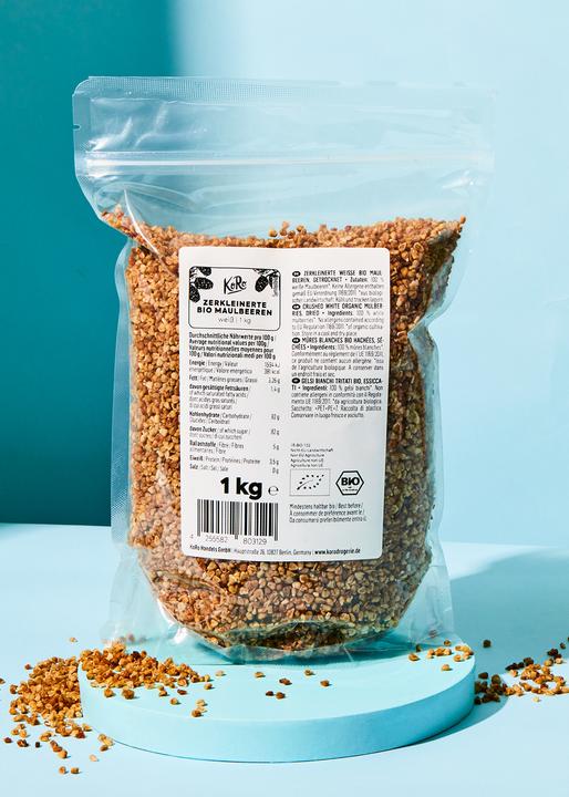 Produktbild KoRo Zerkleinerte weisse Bio Maulbeeren, getrocknet (1000 g)