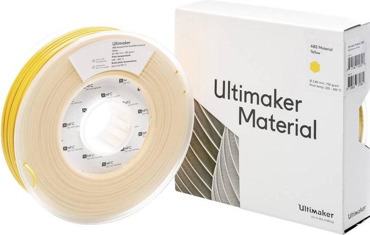 Produktbild Ultimaker Abs (ABS, 2.85 mm, 750 g, Gelb)
