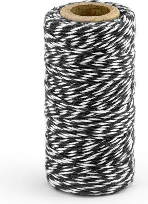 Immagine prodotto Partydeco Spago da panettiere, nero, 50m (1 pz. / 50 lm) (50 m)