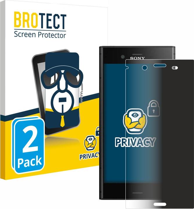 Immagine prodotto BROTECT Pellicola privacy antispia Pellicola di protezione dalla luce blu (2 Pezzo/i, Sony Xperia XZ1)
