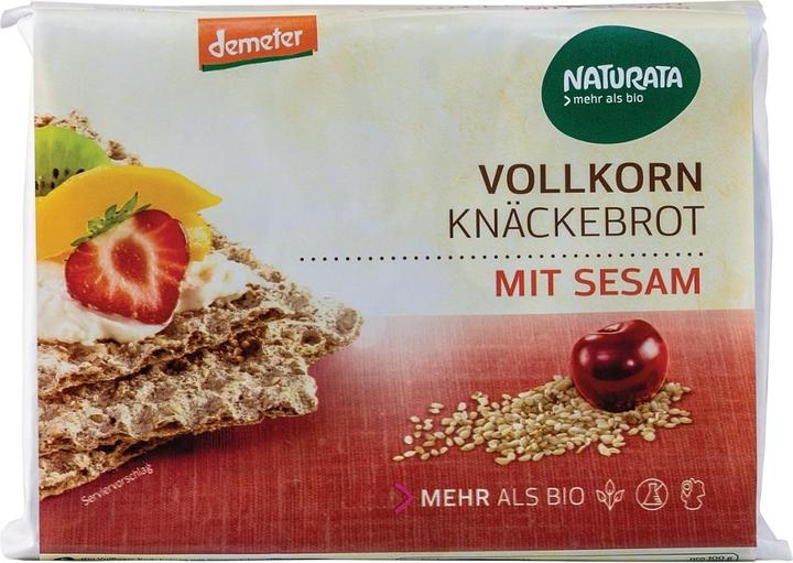 Produktbild Naturata Roggen Vollkorn-Knäckebrot mit Sesam Bio (250 g)
