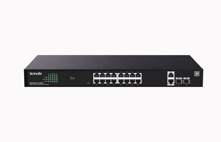 Actual product image Tenda Switch TEG2220P-16-250W (18 Ports)