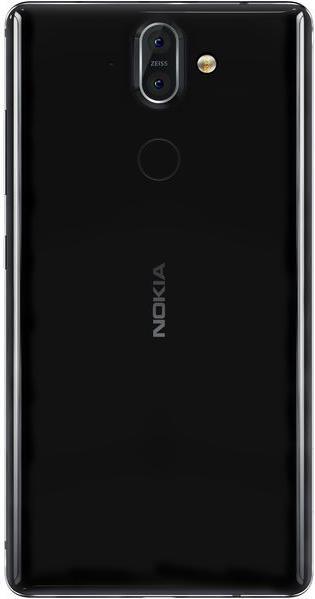 Image du produit Nokia 8 Sirocco (128 Go, Noir, 5.50", SIM simple, 13 Mpx, 4G)