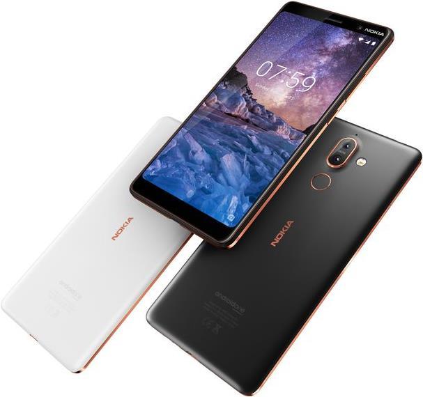 Produktbild Nokia 7 Plus (64 GB, Black, 6", Hybrid Dual SIM, 12 Mpx, 4G)