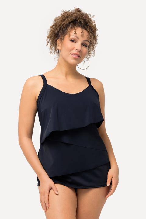 Produktbild Ulla Popken Tankini, Lagenoptik, Softcups, recycelt (50 B)
