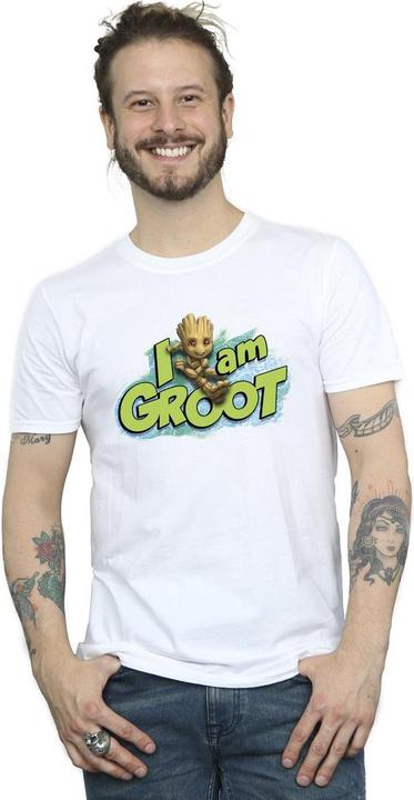 Immagine prodotto Guardians Of The Galaxy I Am Groot Jumping Maglietta Uomo (4XL)