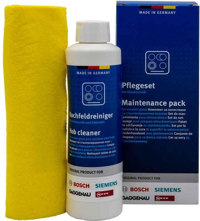 Actual product image Siemens Care set for glass ceramic hobs