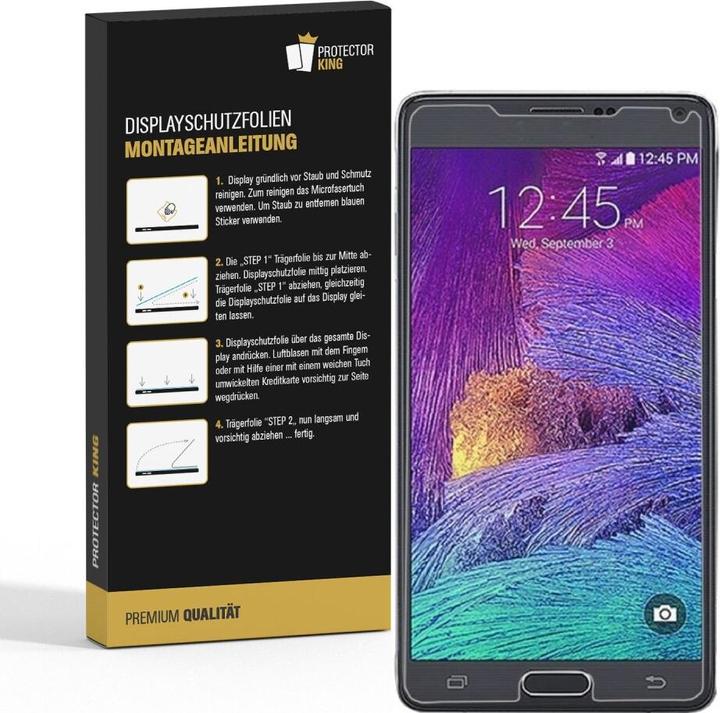 Produktbild Protectorking 3x Displayschutz HD Klar (3 Stück, Samsung Galaxy Note 4)