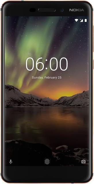 Immagine prodotto Nokia 6.1 (2018) (32 GB, Rame nero, 5.50", Doppia SIM Ibrida, 16 Mpx, 4G)