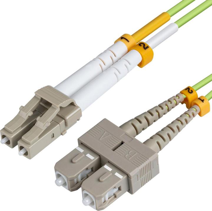 Actual product image MicroConnect LC/UPC-SC/UPC 3m OM5 (CAT7, 3 m)