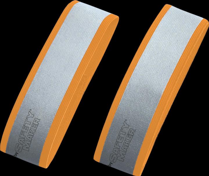 Immagine prodotto SafetyMaker Nastro riflettente 1 paio argento/arancio