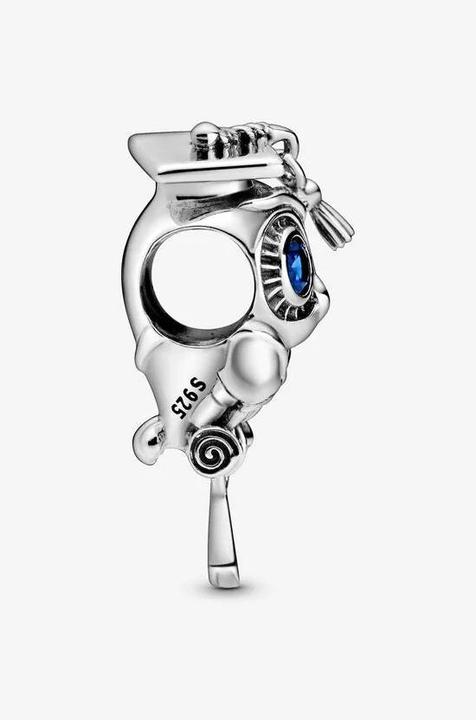 Image du produit Pandora Breloque hibou de la remise des diplômes (Avec pierre(s), Argent sterling 925)