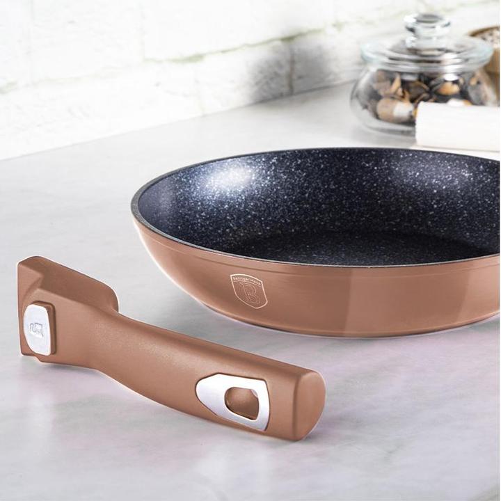 Produktbild BerlingerHaus frying pan BH/1948 Metallic Line Rose Gold Edition (24 cm, Bratpfanne, Aluminium)