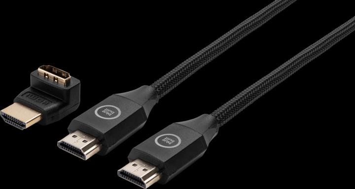 Image du produit Bluebuilt Câble HDMI 2.0b nylon 15 mètres + 90 adaptateurs (15 m, HDMI)