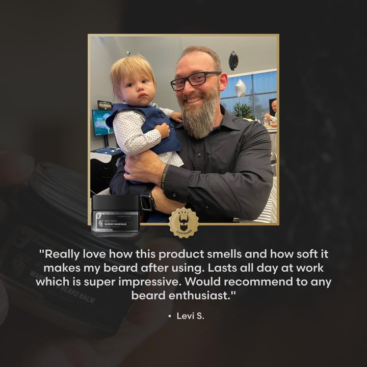 Actual product image The Beard Struggle Warrior's Beard Balm