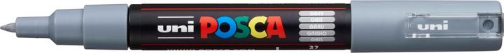 Actual product image Posca Marker PC-1M round tip (Grey, 0.70 mm, 1 x)