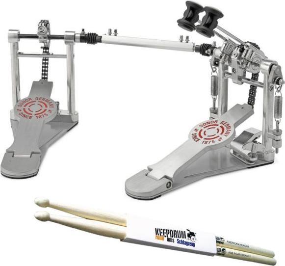 Produktbild Sonor DP 4000 Bassdrum Doppelpedal mit Drumsticks (Instrumenten Fusspedal)