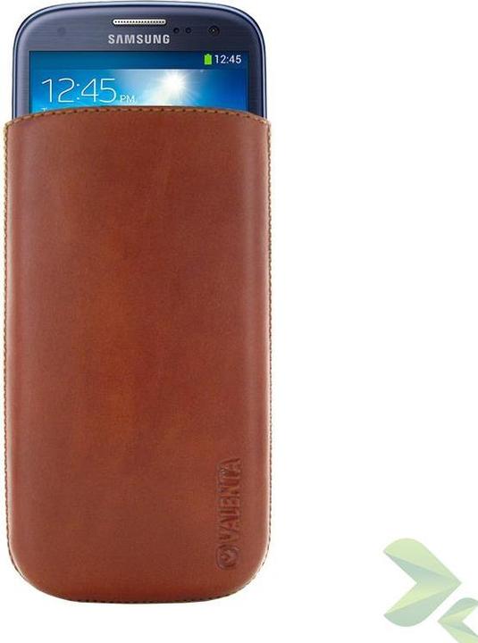 Actual product image Valenta Valencia Pocket Classic Valencia - Redhead Samsung Galaxy S4/s Iii, Htc One and more (Brown) (Blackberry Q10, Nokia Lumia 925, Nokia Lumia 900, Alcatel One Touch Fire, Acer Liquid S1, Samsung Galaxy Nexus, Samsung Galaxy S4, Huawei Ascend G510, Blackberry Z10, Optimus 4X HD, Sony Xperia T, Samsung Galaxy Core 2, Sony Xperia Z, Samsung Galaxy S III)