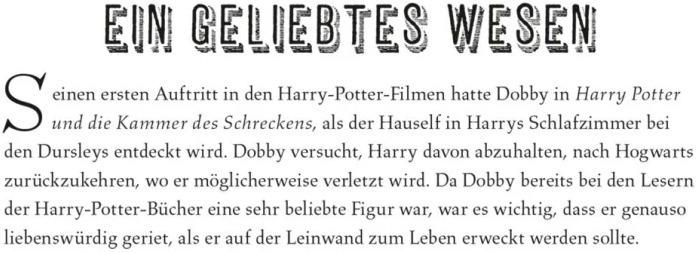Actual product image Harry Potter - Dobby - Das offizielle Buch mit 3D-Puzzle Fan-Art (German, Warner Bros. Consumer Products GmbH, 2023)