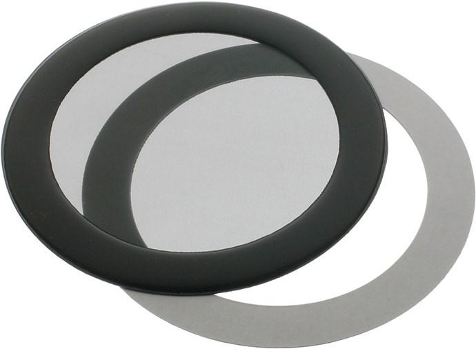 Actual product image DEMCiflex Round Dust Filter 80mm - black/black