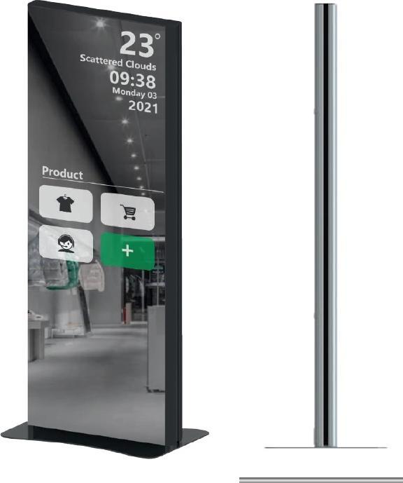 Produktbild DSS Indoor Monitor Stand inkl. PCAP Monitor 55" (3840 x 2160 Pixel, 55")