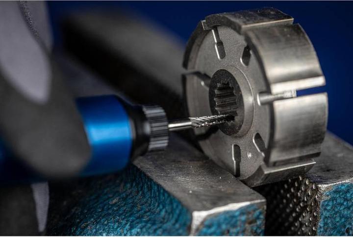 Produktbild Pferd Hartmetallfrässtift rundbogenförmig 6x13 mm Schaft ø 3 mm Zahnung 3 PLUS für universellse