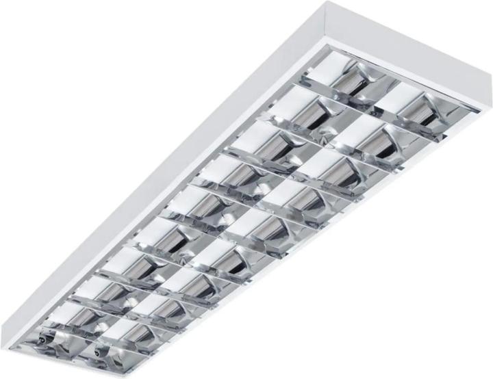 Kanlux 22672 NOTUS 4LED 236NT Louvre armatuur opbouw 2xG13 bussen voor LED buizen (G13)