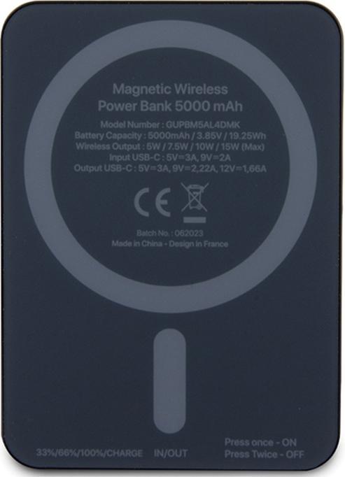 Produktbild Mercedes Powerbank MEPB5KMESTK 15W 5000mAh czarny/black MagSafe (5000 mAh, 15 W)