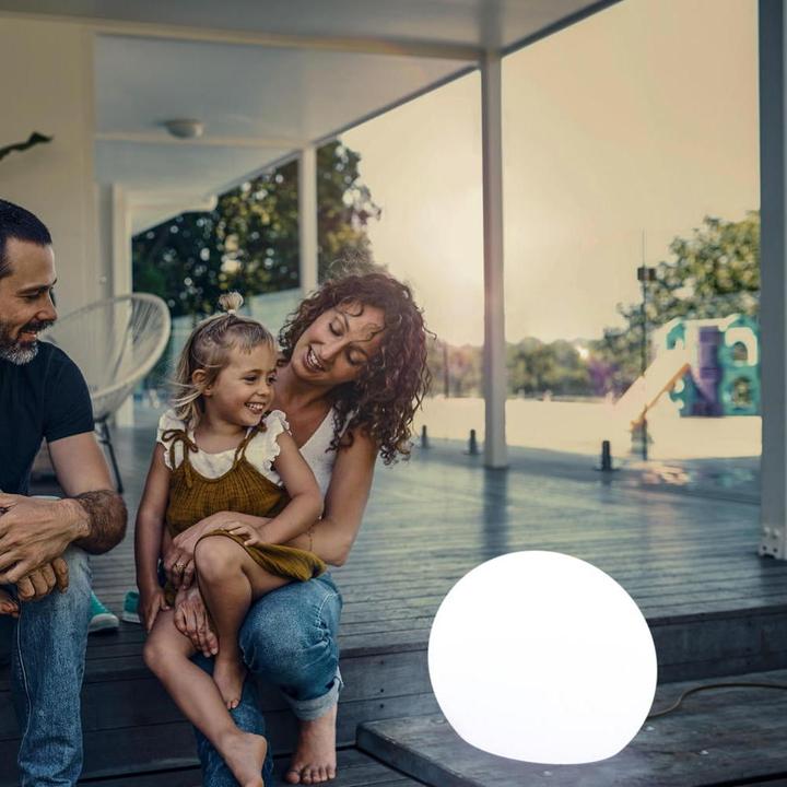 Actual product image Newgarden BULY 50 LED round patio light in globe design 50cm E27 indoor & outdoor IP65 (600 lm, E27, IP65)