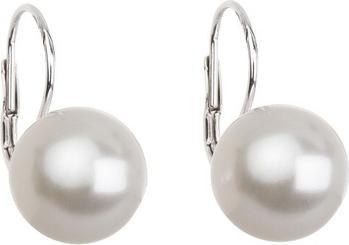 Actual product image Evolution Group Charming dangling earrings with synthetic pearls 71106.1 (Synthetic stones)