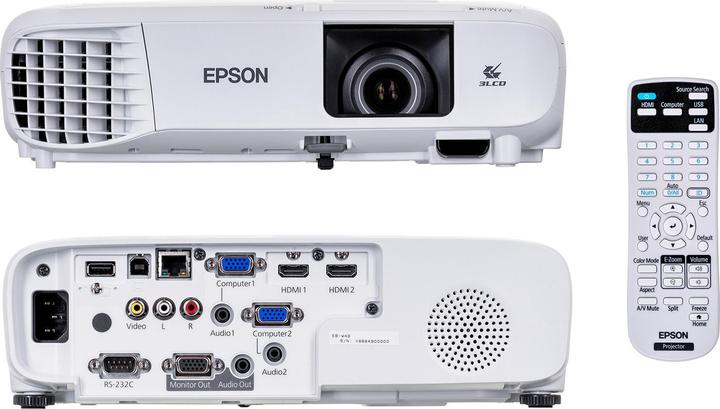 Image du produit Epson EB-W49 (WXGA, 3800 lm, 1.3 - 1.56:1)