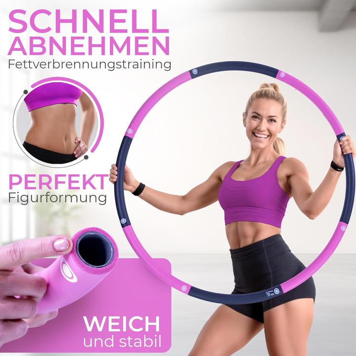Actual product image SummerFan Hula Hoop Reifen für Anfänger (100 cm, 1500 g)
