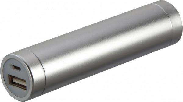 Peter Jäckel Power Bank MNI TUBE 2600mAh silver (2600 mAh)