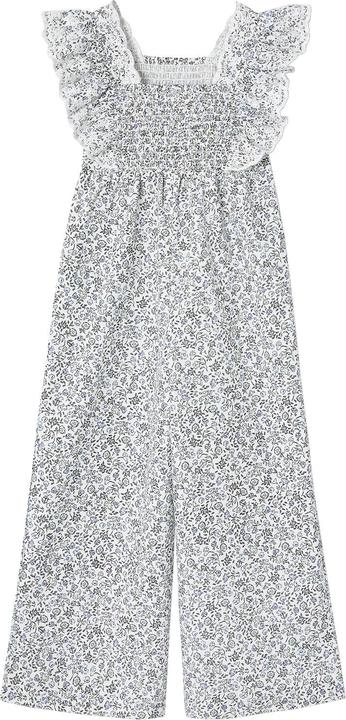 Actual product image Vertbaudet Festlicher Mädchen Jumpsuit mit Blumenprint und Lochstickerei (86)