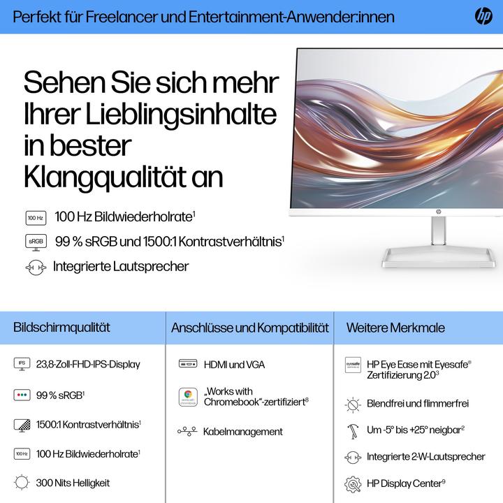 Actual product image HP Series 5 524 (1920 x 1080 pixels, 24")
