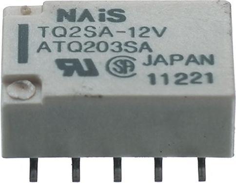 Panasonic Signalrelais TQ SMD, 2 Wechsler, DC, 24V, 1A, 2.88kOhm