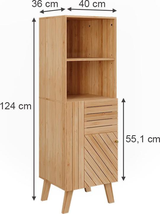 Produktbild Vicco Lucie (40 x 36 x 124 cm)